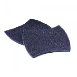 Esponja de alto rendimiento Scotch-Brite™ 2000 azul, fibra inoxidable y no tóxica para limpiar acero inoxidable sin rayar