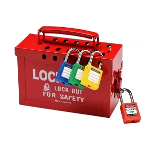 Estuche de bloqueo y etiquetado – Caja vacía para productos de bloqueo y etiquetado.