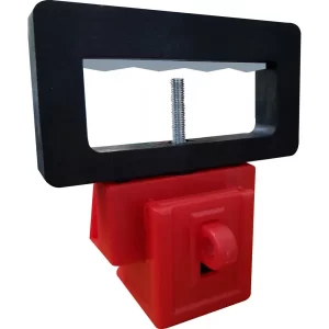 Bloqueo para fusibles de 480V a 600V fabricado en polipropileno de alta calidad, duradero, resistente y no conductor, compatible con lengüetas de hasta 2.1/46 pulgadas