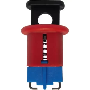 Bloqueo de seguridad para interruptor tipo riel DIN de nylon resistente compatible con mini interruptores