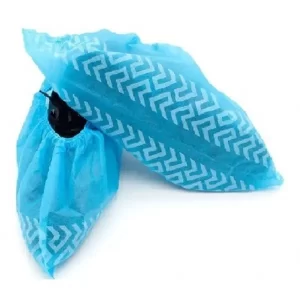 Cubre zapato no estéril Ambiderm azul atoxico con derrapante y sin derrapante