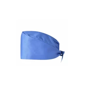 Gorro para cirujía Ambiderm impermeable color azul y blanco