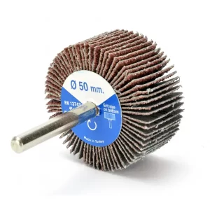 Ruedas flap 5225 G40 G60 G81 con láminas de material no tejido para adaptación uniforme, pulido de superficies y acabado cepillado