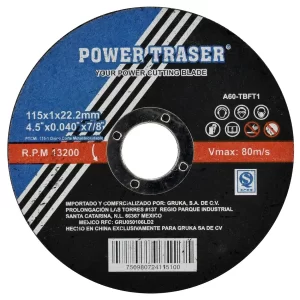 Disco ST Power Traser para corte de acero al carbón