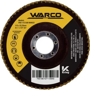 Disco de corte Warco Modelo Pro para acero al carbón y uso con esmeril