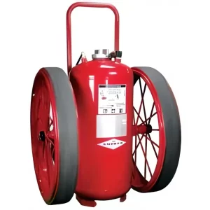 Agente químico húmedo con ruedas Amerex agente extintor a base de agua de Clase "K" para extinción de incendios Clase "A"