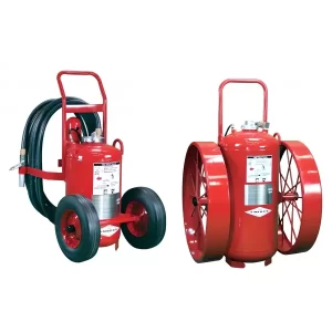 Cilindro de nitrógeno Amerex extintores tipo ABC y Purple K para protección contra incendios