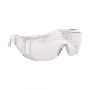 Lente tipo visitante: Lente de policarbonato con protección de alto impacto soporte nasal tratamiento anti rayaduras y filtro UV Compra en Guantes Ergo.