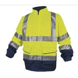 CHAQUETA TRABAJO ALTA VISIBILIDAD PANOSTYLE POLIÉSTER: Chaqueta Puños elásticos Alta visibilidad Clase 2 Montaje tirantes y en paralelo 2 bolsillos Tejido.