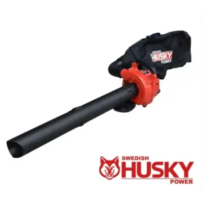 Sopldadora aspiradora: La Sopladora-Aspiradora con motor de gasolina de 2 tiempos marca SWEDISH HUSKY POWER incluye bolsa de Compra en Guantes Ergo.