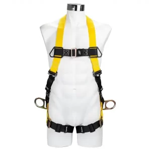 Arnés vest-style tipo h 411p: El arnés Hawk 411P está fabricado de banda de poliéster y cuenta con 1 anillo D en la espalda que en Compra en Guantes Ergo.