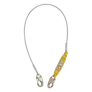 Cable contra caídas mod 621: Línea que sirve para asegurar el arnés a un punto de de acero anclaje mediante ganchos de seguridad de 1 mm Compra en Guantes.