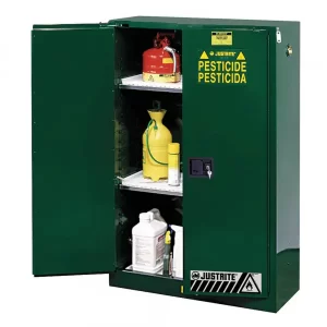Gabinete plaguicidas: Los gabinetes de seguridad Justrite para pesticidas ofrecen un almacenamiento seguro de pesticidas herbicidas Compra en Guantes Ergo.
