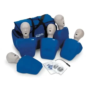 Maniquí prompt: Este maniquí hace que sea asequible para proporcionar a cada estudiante un maniquí para entrenar en RCP uso Compra en Guantes Ergo.