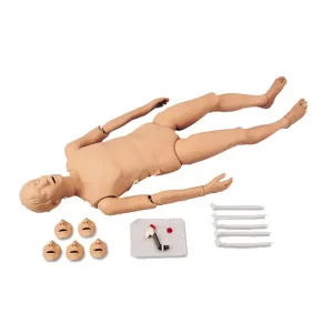 Simulador trauma: El maniquí entrenador RCP de cuerpo completo ofrece posiciones naturales pulso carotídeo y puntos de Compra en Guantes Ergo.