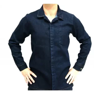 Camisola mezclilla: Camisola de mezclilla de seguridad industrial para soldar muy resistente Compra en Guantes Sergo.