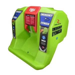 Tanques lavado ojos emergencia: Para limpiar efectiva y rápidamente los desechos del ojo la Estación Lavaojos alimentada por gravedad Radians Compra en.