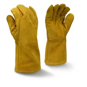 Guante soldar piel vacuno marrón selecto: El guante de soldadura de cuero Radians RWG5310 ofrece una selecta construcción de cuero vacuno marrón Compra en.