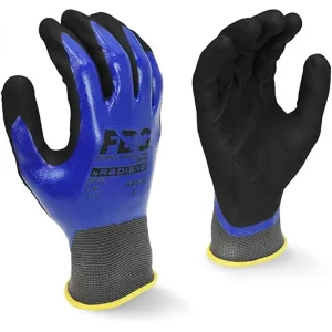 Guante nitrilo impermeable revestimiento completo: Radians RWG32 FDG Coating Full Dipped Waterproof El nitrilo tiene un revestimiento de palma FDG que.