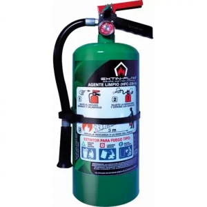 Extintor portátil agente limpio hfc-236-fa 4 5: Extintor portátil recomendado como la alternativa del gas Halón cargado con HFC-236- FA Hexafluoropropano.