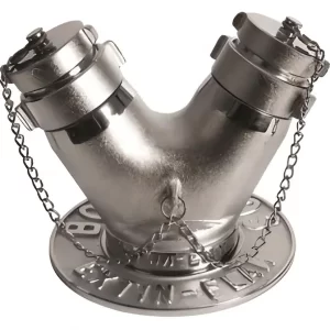 Toma siamesa extin flam 4 npt x: Válvula recta con doble entrada también conocida como toma siamesa de fabricación nacional a base de Compra en Guantes.