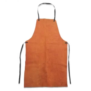 Mandil carnaza: Curtido al cromo con un espesor aproximado de 1 8 milésimas Medida 52 x 80 cm Usos Paileria soldadura Compra en Guantes Ergo.