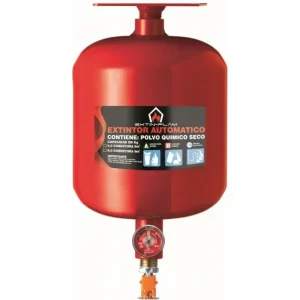 Extintor automático agente polvo químico seco: Extintor automático de presión contenida a base de polvo químico seco al 75 de fosfato monoamúnico Compra.