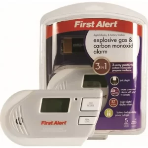Detector gases first alert: Detector de humo fotoeléctrico para identificar 3 gases monóxido de carbono propano y gas natural Cuenta con Compra en Guantes.