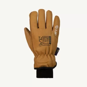 Guante endura piel cabra invierno resistente cortes: Surtido de materiales especialmente seleccionados y posicionados Thinsulate para proporcionar una.