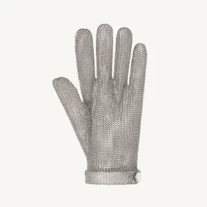 Guante malla acero inoxidable resistente cortes tl: El guante de cota de malla sin costura ofrece lo último en protección contra cortes Los anillos de.