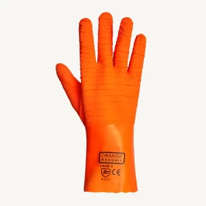 Guante látex resistente químicos: El acabado rugoso de la parte de la mano proporciona un excelente agarre en seco y húmedo El látex funciona Compra en.