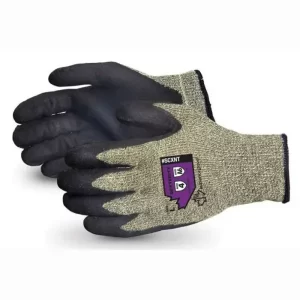 Guante emerald cx resistente cortes palma nitrilo: Mezcla de Kevlar acero con núcleo de alambre y poliéster para una mayor protección contra los cortes.